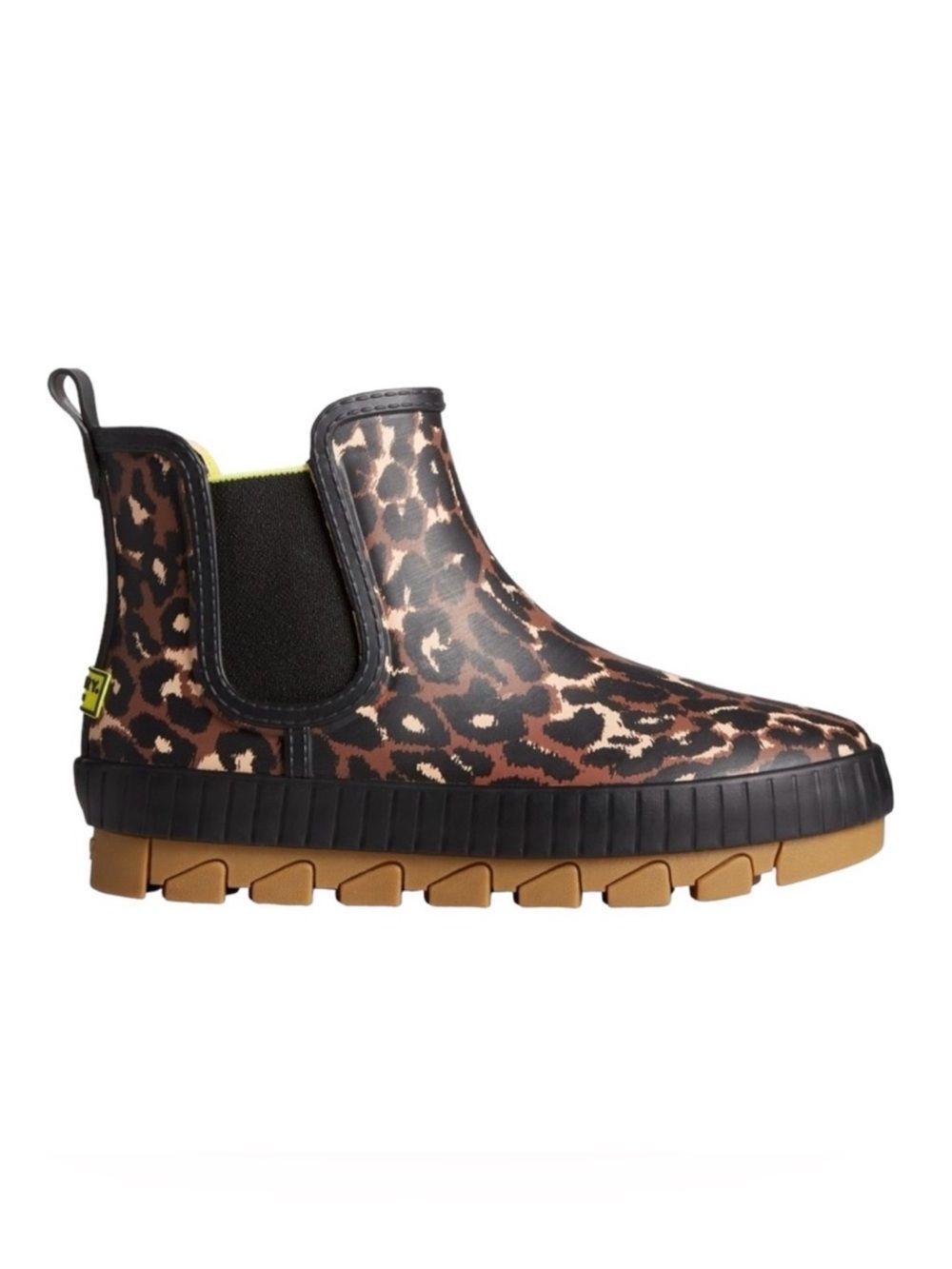 Sperry Torent Leopard Chelsea Waterproof Rainboot NWT